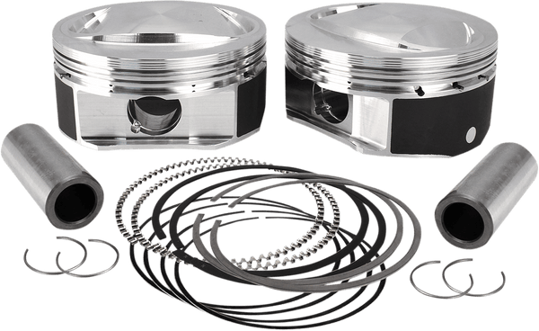 S&S Cycle 920-0100 High Compression Piston Kit - 3.397in. Bore - sxspowersports