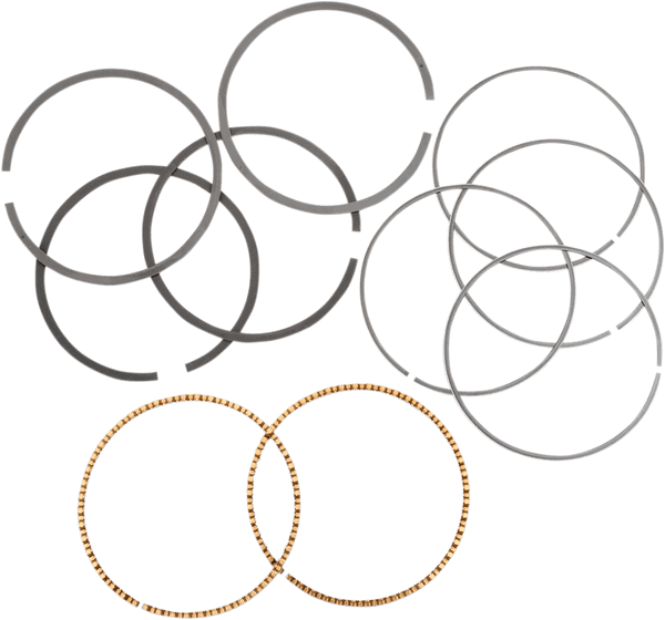 S&S Cycle 94-1302X Replacement 4in. Bore Piston Rings for S&S Pistons - .020in. Oversized (.059in. Top Ring) - sxspowersports