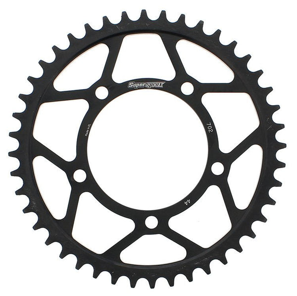 Supersprox RFE-702-44-BLK Steel Rear Sprocket - 43T - sxspowersports