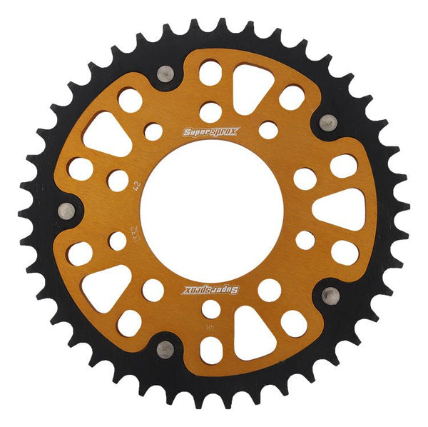 SUPERSPROX RST-1332-42-GLD Stealth Rear Sprocket - sxspowersports