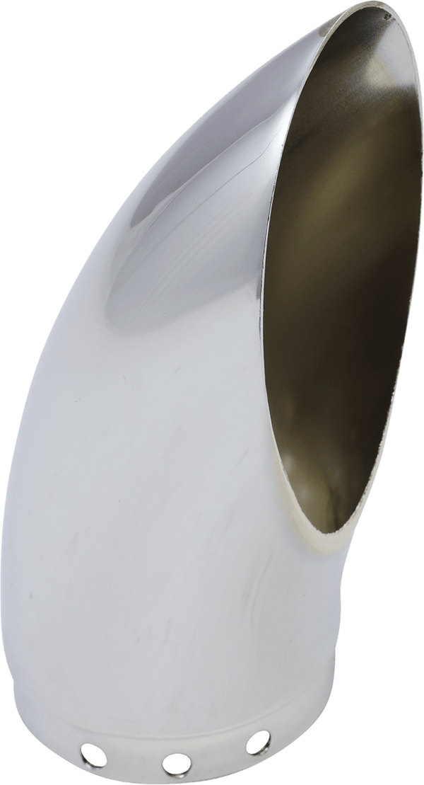 SuperTrapp 108-8022 End Cap - Chrome - Turndown/Out - sxspowersports