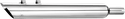SuperTrapp 108-8027 End Cap - Chrome - Slash Cut - sxspowersports