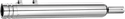 SuperTrapp 108-8033 Billet End Cap - Chrome - Grooved - sxspowersports