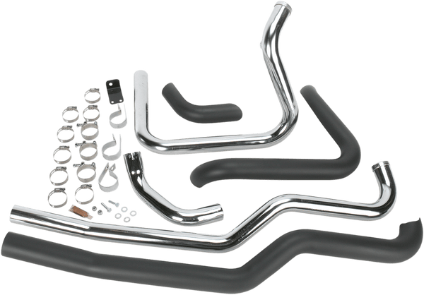 SuperTrapp 167-72574 True Duals Headpipes - Black - sxspowersports