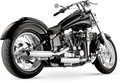 SuperTrapp 628-78060 2-Into-2 Staggered Internal Disc Exhaust System - Chrome - sxspowersports