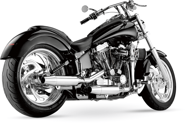 SuperTrapp 628-78060 2-Into-2 Staggered Internal Disc Exhaust System - Chrome - sxspowersports