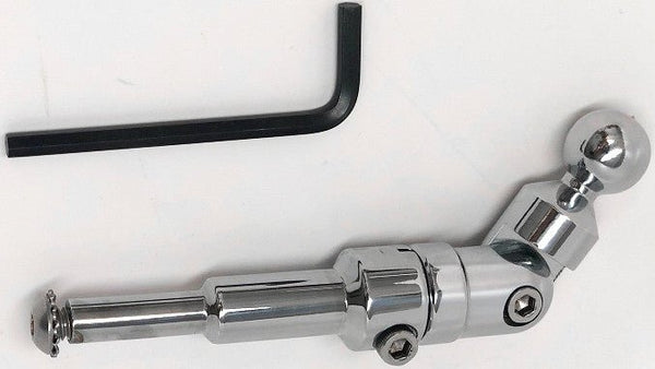 Techmount 4-31002C Harley Davidson Mirror Mount - Chrome - sxspowersports