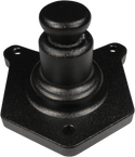 Terry Components 550025 Solenoid End Cover/Starter Button - Black - sxspowersports