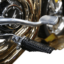 Thrashin Supply Company TSC-2017-1-D Burnout Male-Mount Footpegs - Black Anodized - sxspowersports