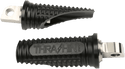 Thrashin Supply Company TSC-2017-1-D Burnout Male-Mount Footpegs - Black Anodized - sxspowersports