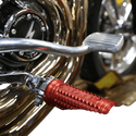 Thrashin Supply Company TSC-2017-2-D Burnout Male-Mount Footpegs - Red Anodized - sxspowersports