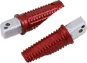 Thrashin Supply Company TSC-2017-2-SR Burnout Passenger Footpegs - Red Anodized - sxspowersports