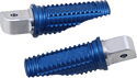Thrashin Supply Company TSC-2017-4-SR Burnout Passenger Footpegs - Blue Anodized - sxspowersports
