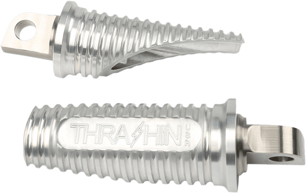 Thrashin Supply Company TSC-2018-1-SF Canyon Driver Footpegs - Black Anodized - sxspowersports