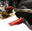 Thrashin Supply Company TSC-2018-2-D Canyon Male-Mount Footpegs - Red Anodized - sxspowersports