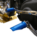 Thrashin Supply Company TSC-2018-4-D Canyon Male-Mount Footpegs - Blue Anodized - sxspowersports