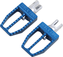 Thrashin Supply Company TSC-2019-4-SF Militant Driver Footpegs - Blue Anodized - sxspowersports