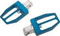Thrashin Supply Company TSC-2019-4-SR Militant Passenger Footpegs - Blue Anodized - sxspowersports