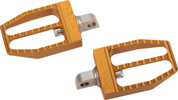Thrashin Supply Company TSC-2019-5-SF Militant Driver Footpegs - Gold Anodized - sxspowersports