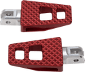 Thrashin Supply Company TSC-2020-2-SF P-54 Extra Grip Driver Footpegs - Red - sxspowersports