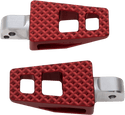 Thrashin Supply Company TSC-2020-2-SR P-54 Extra Grip Passenger Footpegs - Red - sxspowersports