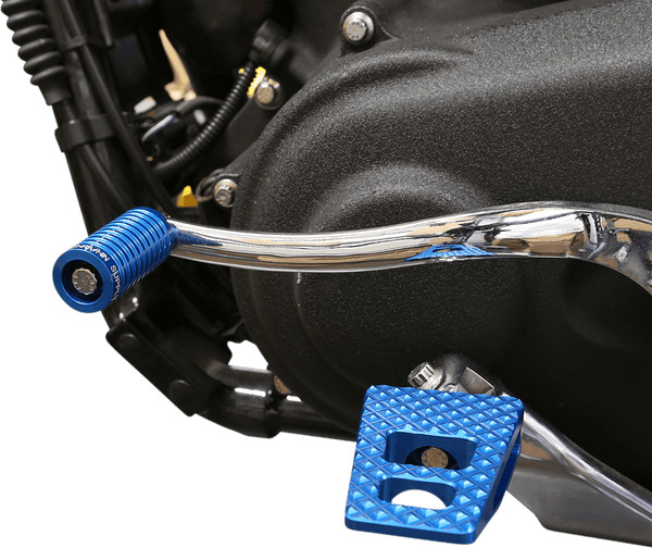 Thrashin Supply Company TSC-2020-4-D P-54 Extra Grip Male-Mount Footpegs - Blue - sxspowersports