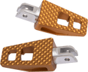 Thrashin Supply Company TSC-2020-5-SF P-54 Extra Grip Driver Footpegs - Gold - sxspowersports