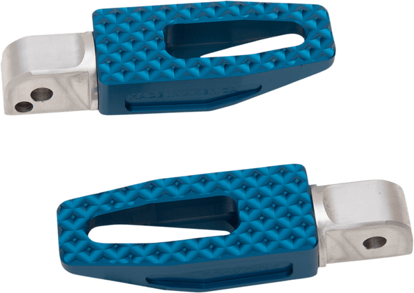 Thrashin Supply Company TSC-2021-4-SR P-54 Slim Passenger Footpegs - Blue - sxspowersports