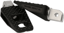 Thrashin Supply Company TSC-2027-1 P-54 Extra Grip Passenger Footpegs - Black Anodized - sxspowersports