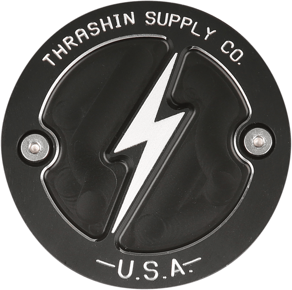 Thrashin Supply Company TSC-3027-4 Points Cover - Black Anodized - sxspowersports