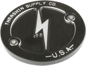 Thrashin Supply Company TSC-3027-4 Points Cover - Black Anodized - sxspowersports