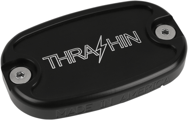 Thrashin Supply Company TSC-3125-4 Rear Brake Master Cylinder Cover - Black Anodized - sxspowersports