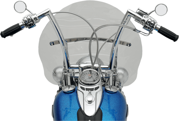 Todds Cycle 0601-2707 1-1/4in. Strip Handlebar - 17in. - Chrome - sxspowersports