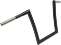 Todds Cycle 0601-2726 1-1/4in. Strip Handlebar - 12in. - Gloss Black - sxspowersports