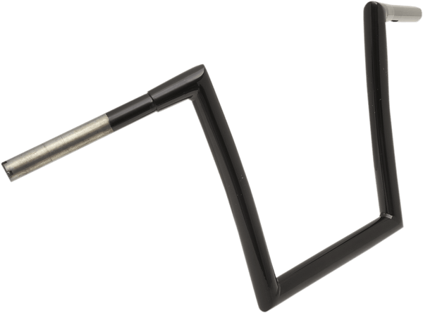 Todds Cycle 0601-2726 1-1/4in. Strip Handlebar - 12in. - Gloss Black - sxspowersports