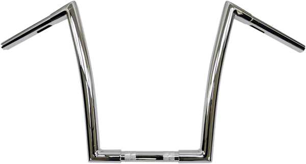 Todds Cycle 0601-2802 1-1/4in. Strip Handlebar - 12in. - Gloss Black - sxspowersports