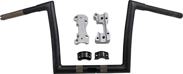 Todds Cycle 0601-3984 1 1/4in. Handlebar - 10in. Ape - Flat Black - sxspowersports
