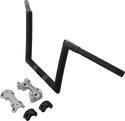 Todds Cycle 0601-3984 1 1/4in. Handlebar - 10in. Ape - Flat Black - sxspowersports