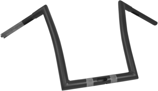 Todds Cycle 0601-3987 1 1/4in. Handlebar - 12in. Ape - Flat Black - sxspowersports