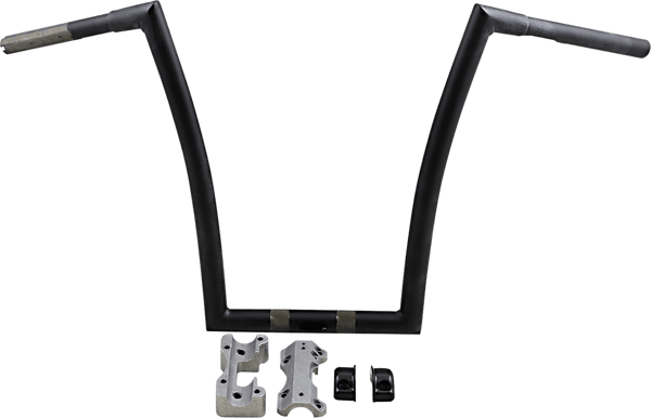 Todds Cycle 0601-3993 1 1/4in. Handlebar - 17in. Ape - Flat Black - sxspowersports