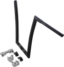 Todds Cycle 0601-3993 1 1/4in. Handlebar - 17in. Ape - Flat Black - sxspowersports