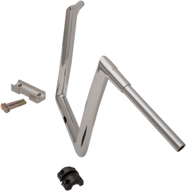 Todds Cycle 0601-5199 1-1/2in. Strip Handlebars - Chrome - sxspowersports