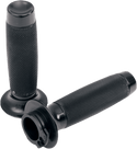 Todds Cycle MGK-2 Aluminum Grips - Moto with Knurl - Black Anodized - sxspowersports