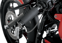 Todds Cycle VGR-2 Aluminum Grips - Vice with Rubber - Black Anodized - sxspowersports