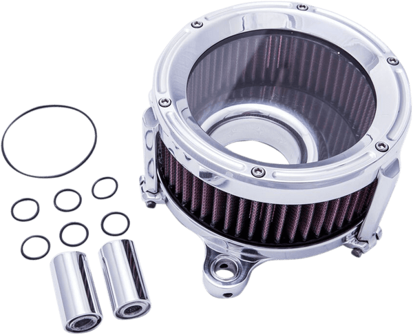 Trask Performance TM-1020GBK Assault Charge High-Flow Air Cleaner - Gloss Black Powdercoat - sxspowersports