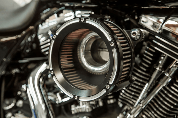 Trask Performance TM-1021GBK Assault Charge High-Flow Air Cleaner - Gloss Black Powdercoat - sxspowersports