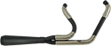 Trask Performance TM-5052BK Assault 2-Into-1 Exhaust System - Black/ Stainless - sxspowersports