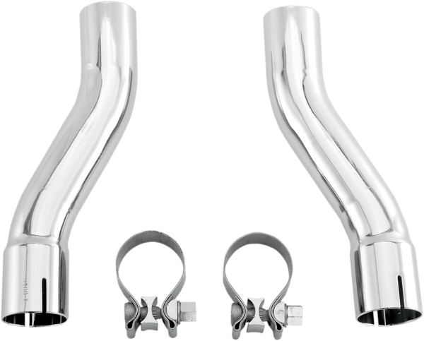 Vance & Hines 16832 Power Duals Head Pipes - Chrome | sxspowersports