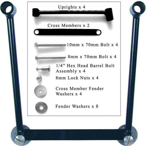 WILLIE & MAX 58633-00 Saddlebag Hard Mount Kit - sxspowersports