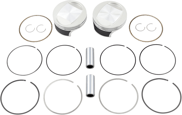 Wiseco K0210PS Tracker Series Piston Kit (103ci.) - Standard Bore, 10.5:1 Compression - sxspowersports